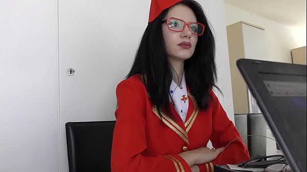 Air Hostess Delia Pence Creampied