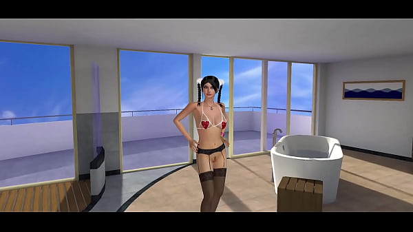 3D Bathroom sex session