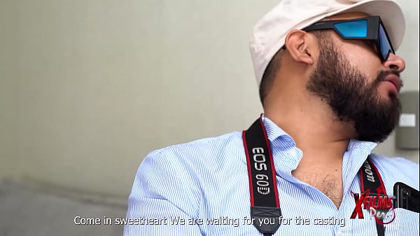 Young busty Venezuelan goes to porn casting at the insistence of her voyeur boyfriend