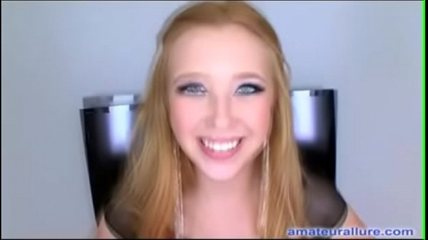 Horny Blonde Teen Loves To Swallow Cum