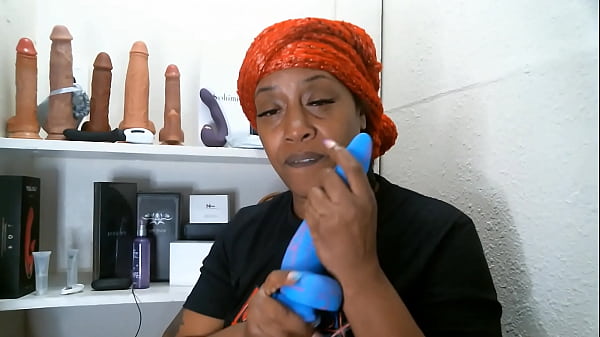 Lady RaeX and the Blue Snake Dildo