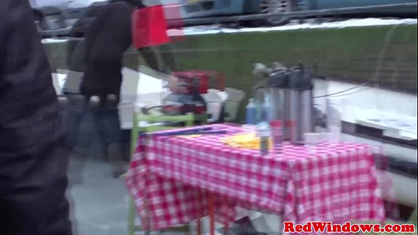 Real dutch hooker getting rimmed