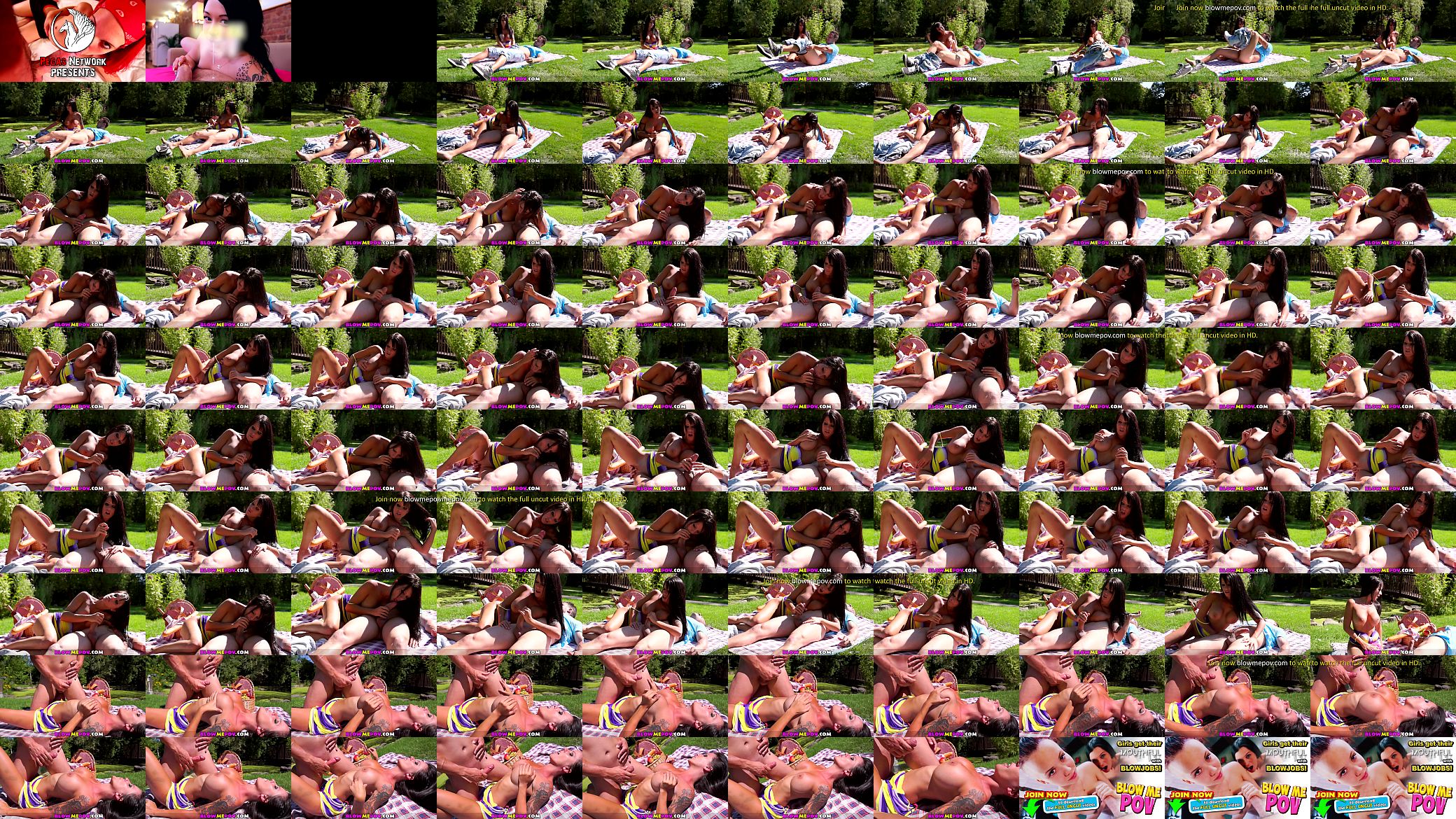 Blow Me POV - HOT babe HUGE tits Sucking Dick at Picnic 预览图