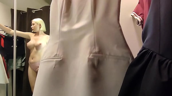 Try on haul transparent clothes, see through Try on haul , in the fitting room. Naked mycandyalice in fitting room