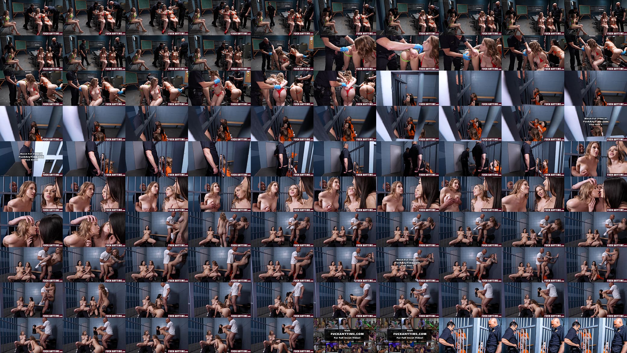 Bratty Teens Getting Fucked in The Freeuse Jail by The Cops - Fuckanytime 预览图