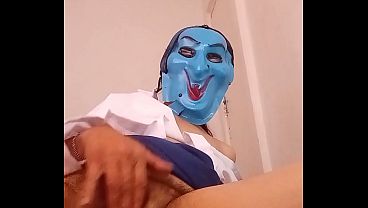 19 year old school girl fucks her self with vibrator on the bed im uniform