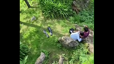 Download Video - Couple caught on camera on a field trip