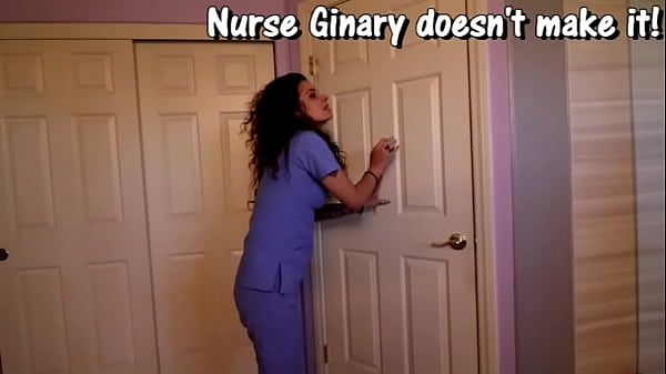Nurse Ginary LOUD HISSING pissing nurse scrubs