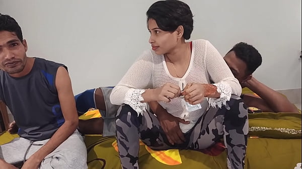 Download Video - amezing threesome sex step sister and brother cute beauty &period;Shathi khatun and hanif and Shapan pramanik