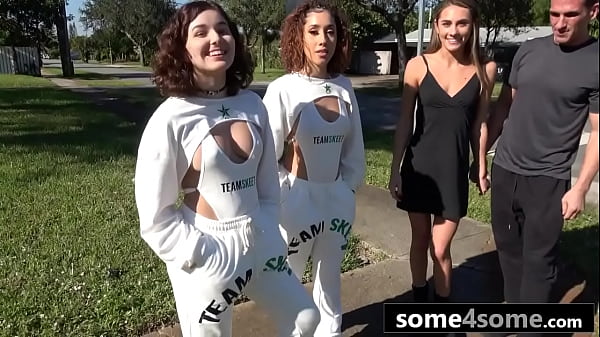 Download Video - Two Teen Pornstars Invite Random Couple For Hot Group Sex &lpar;Mackenzie Mace&comma; Kira Perez&comma; Leana Lovings&rpar;