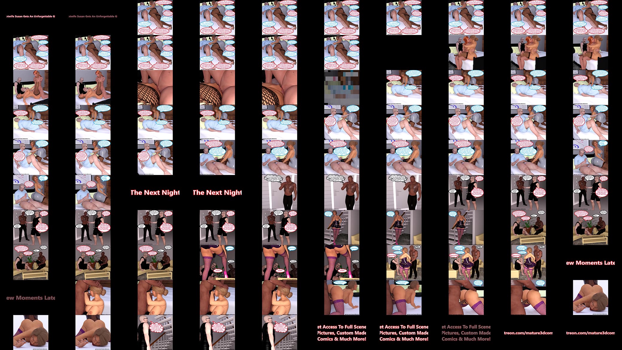 3D Comic Hotwife Cuckolds Husband On Birthday With BBC 预览图
