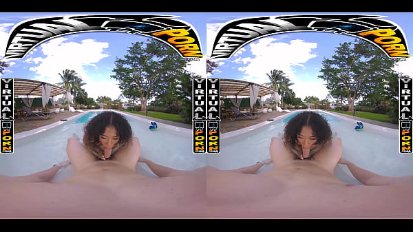 VIRTUAL PORN - Skyla Sun's Outdoor Fuck By The Pool #POV #VR