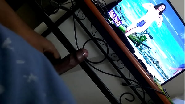 Download Video - Fucking Trisha on TV cum shot