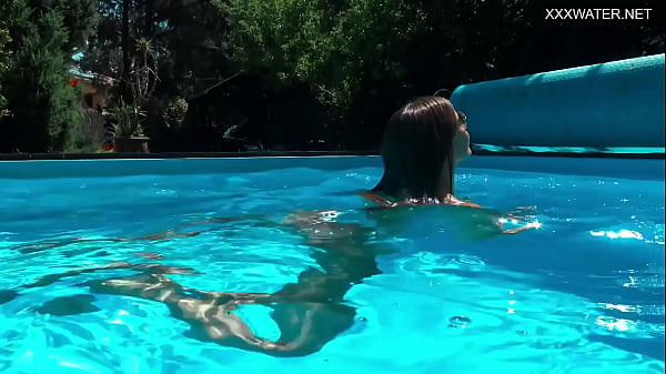 Swimming pool best milf ever Angelica naked
