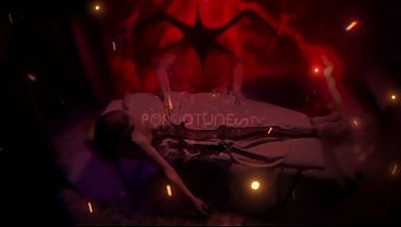 Learning to fuck a shemale sex doll with a big cock