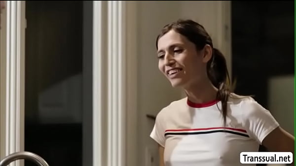 TS Natalie finally suck some bigcock