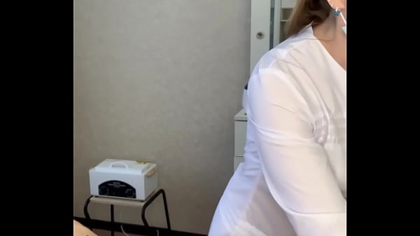 The patient CUM powerfully during the examination procedure in the doctor's hands