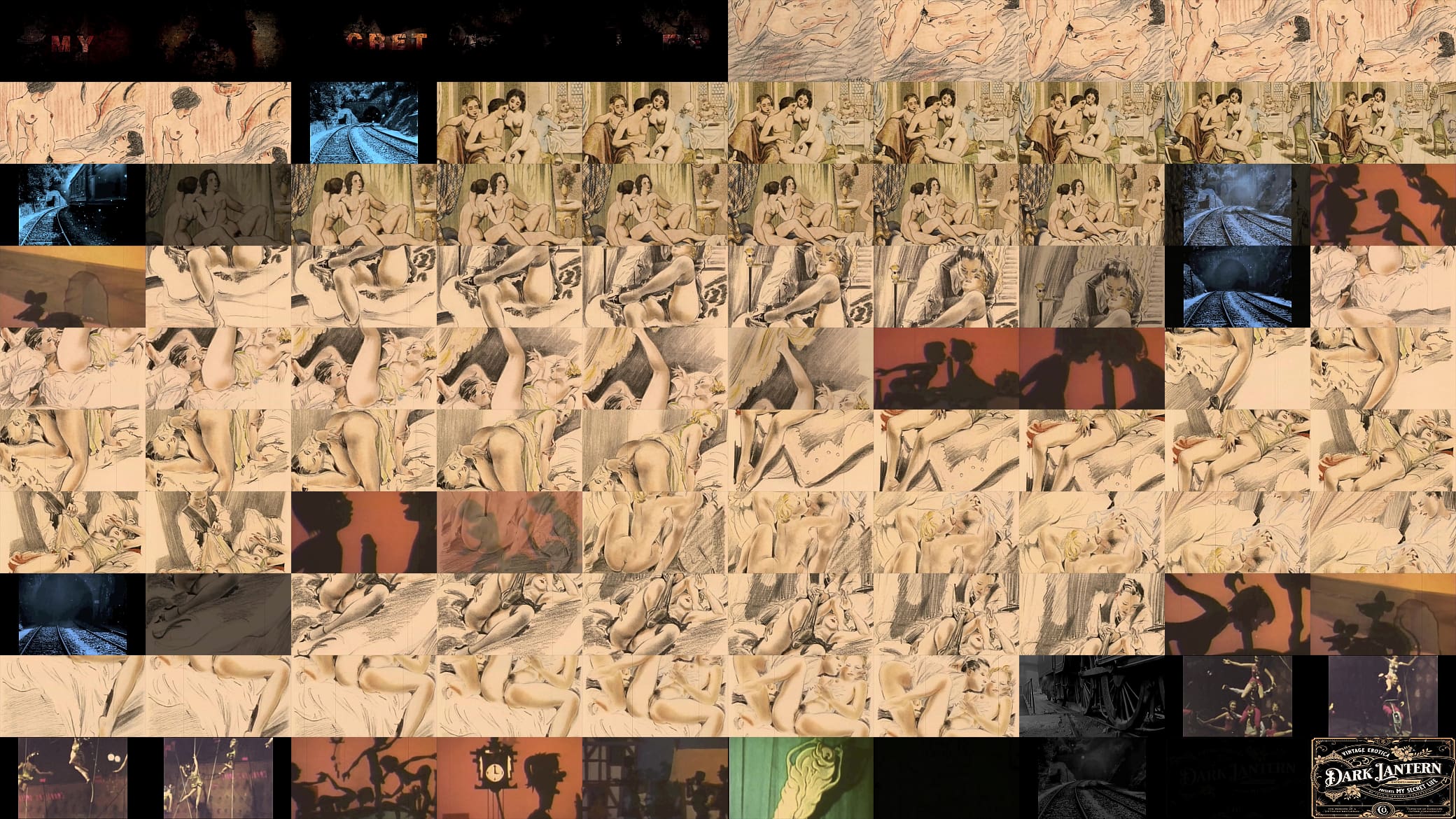 vintage erotic drawings 预览图