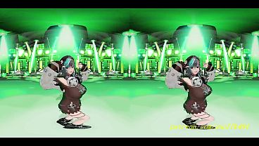 VR180 mmd Chihaya Dance 3d hololive Hentai