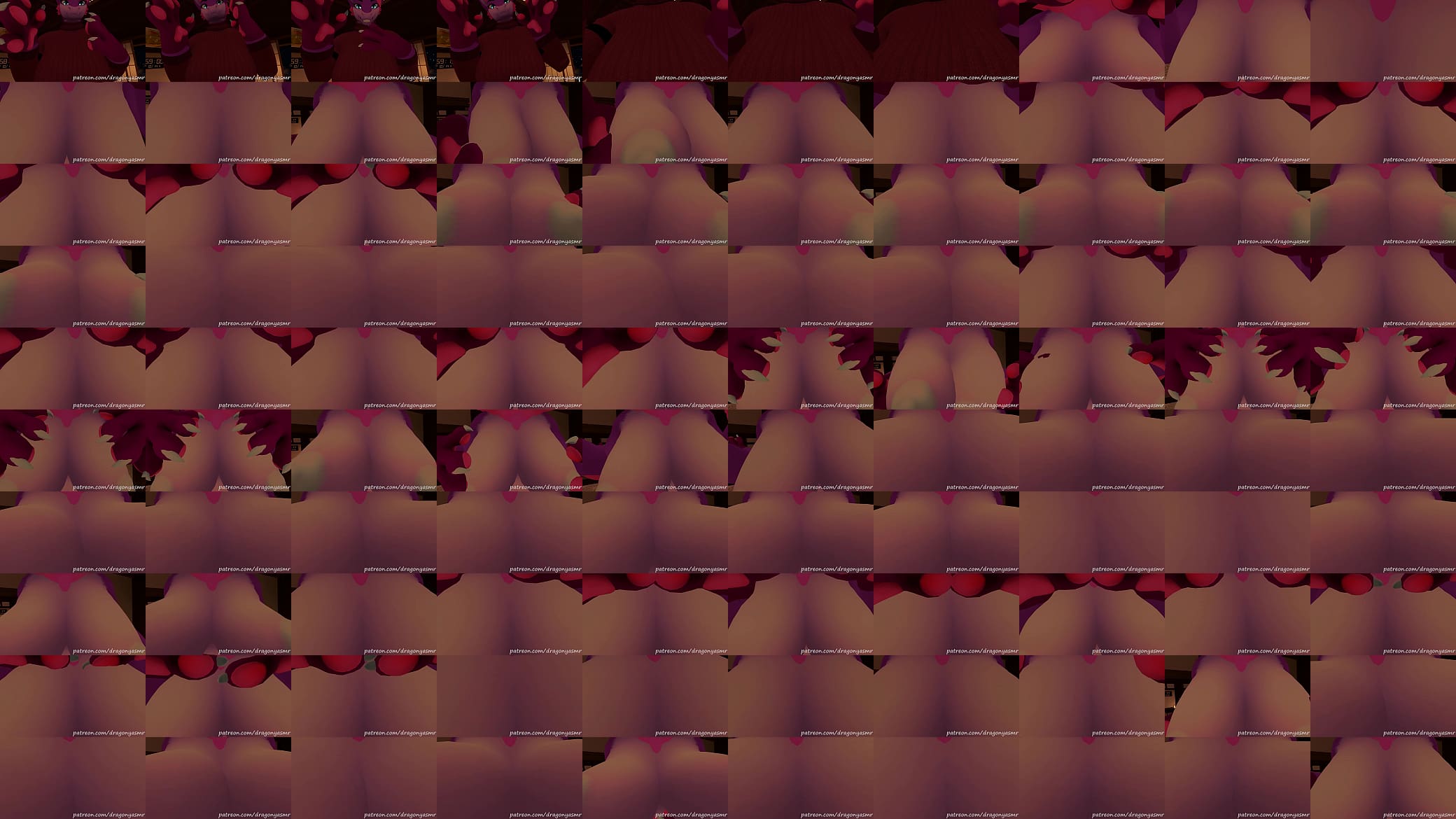 Furry ASMR Horny Mamagen Rubs Her MASSIVE TITS In Your Face (VRChat) 预览图