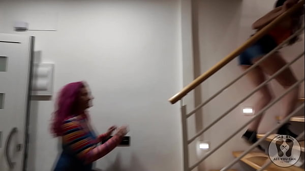 HALLOWEEN INNOCENT LATINA CAUGHT FOR ORAL SEX PUSSY PLAYING