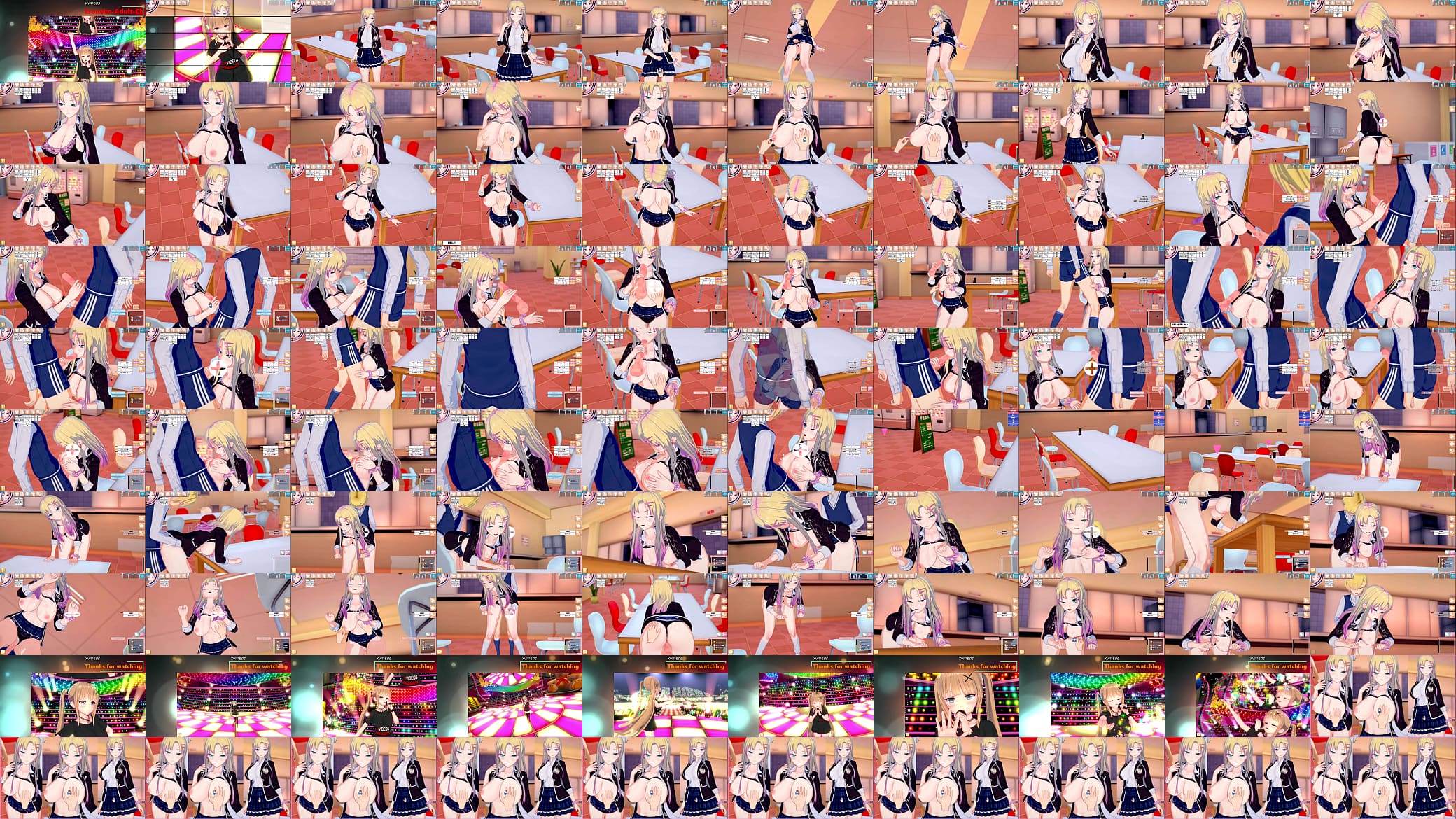 【エロゲーコイカツ！】】爆乳セクシーjk「聖花オリキャラ)」のおっぱい揉みまくりH！(巨乳アニメ3DCG動画【ヘンタイゲーム】) 预览图