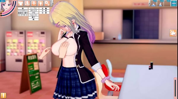 [Eroge Koikatsu! ]] Big breasts sexy jk "Sacred flower Ori-chara)" boobs massage H! (Big breast animation 3DCG video [hentai game])