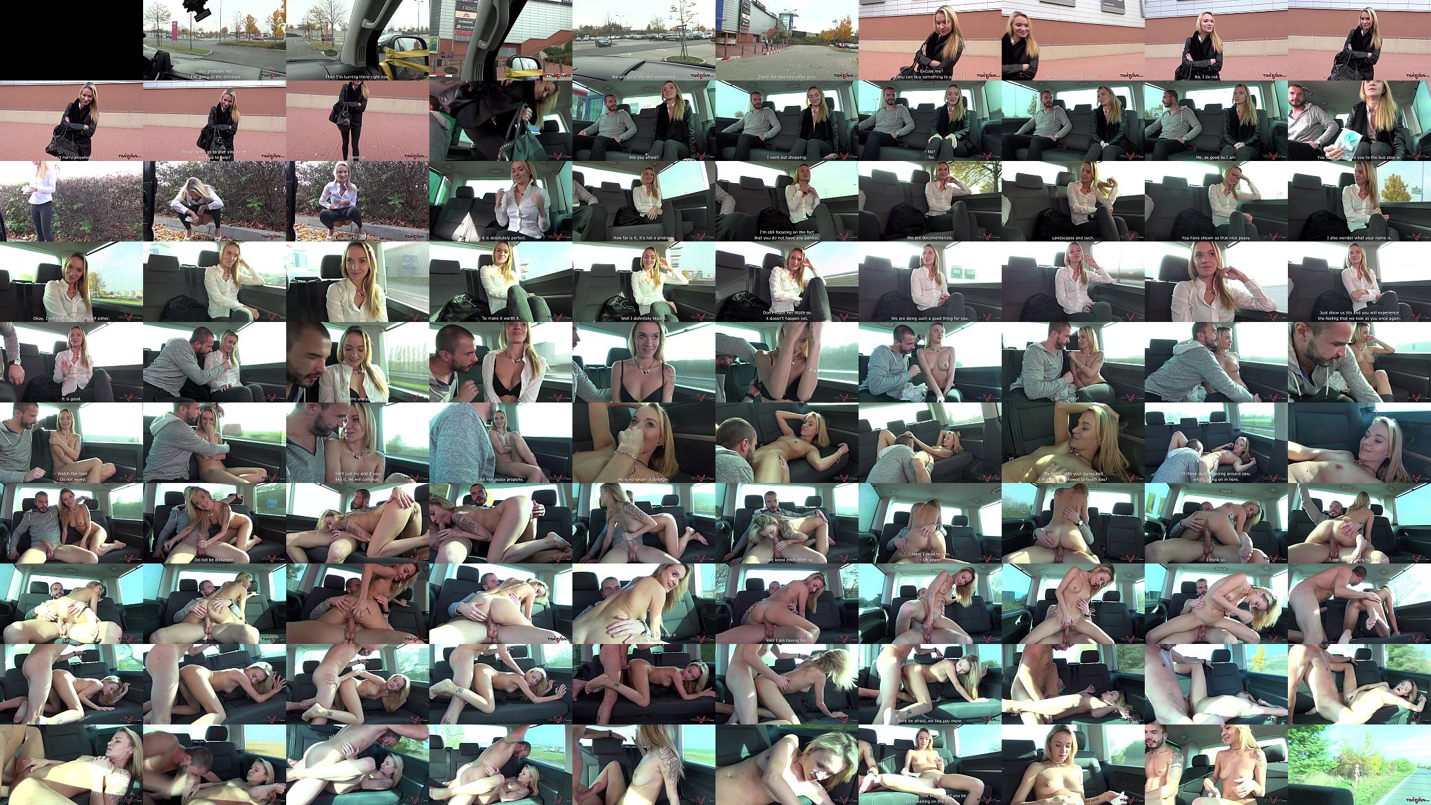 Stupid blonde cheated and fucked in car with huge cumshot 预览图