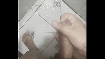 Cumming in the Shower