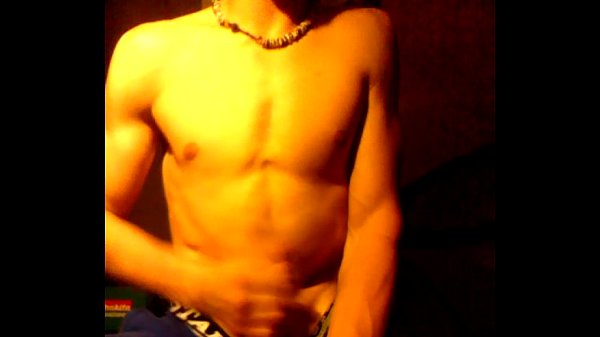 skinny guy jacking off