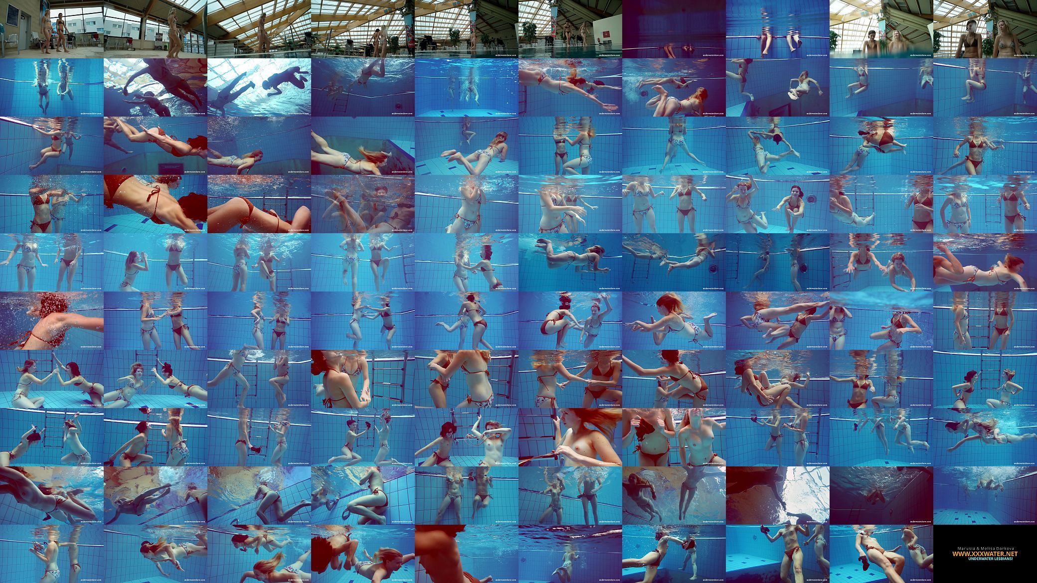Marusia and Melisa Darkova underwater lesbos 预览图