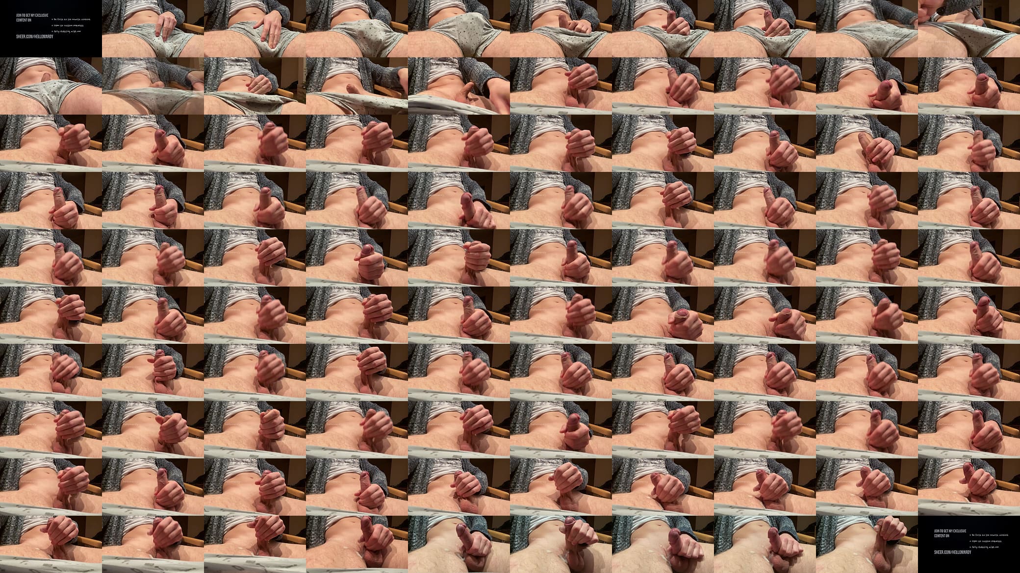 College Boy masturbating Juicy Uncut Dick 预览图