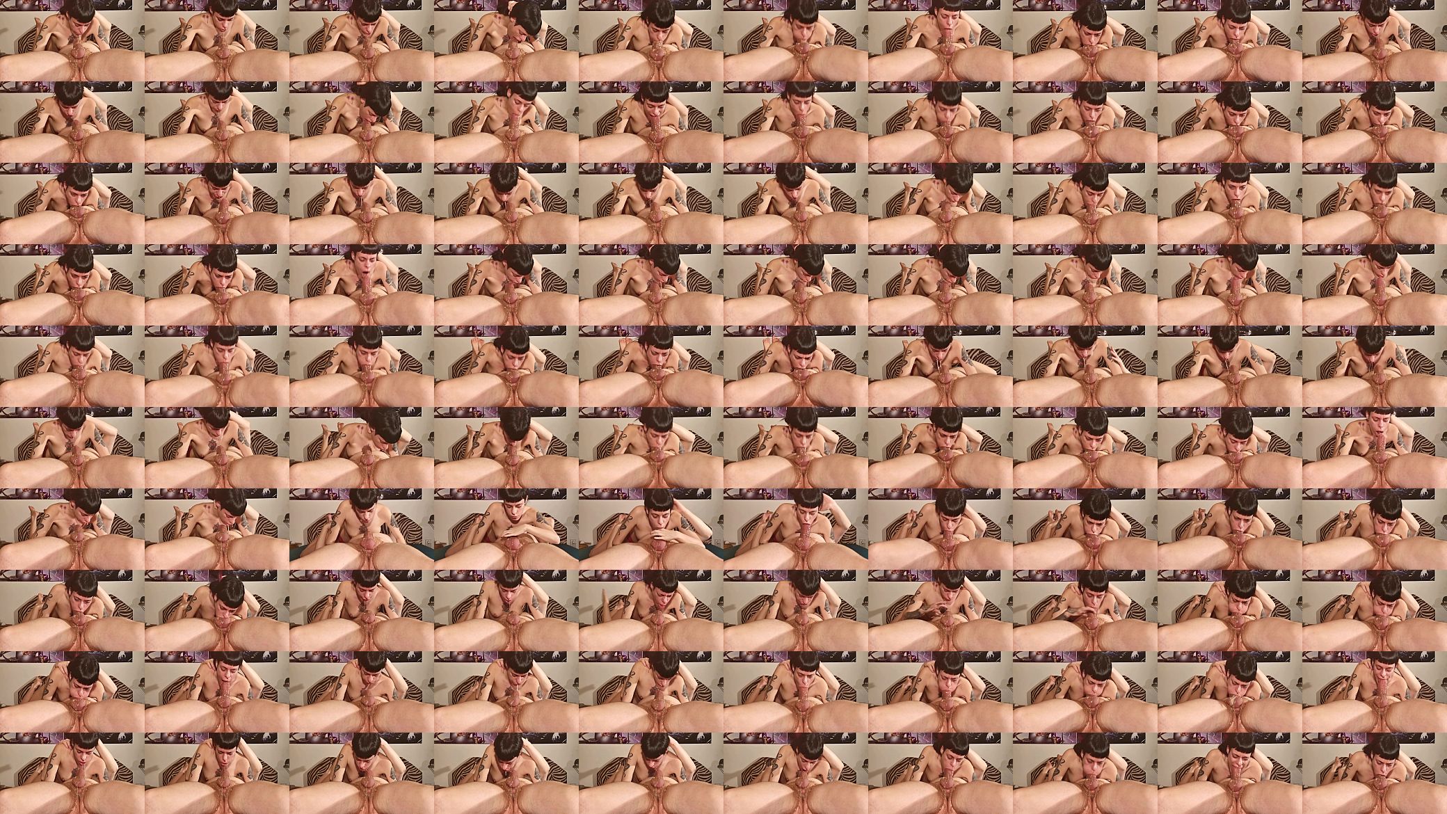 Ultimate gagging throatfuck with lots of drooling vomit &amp; puke HD 预览图