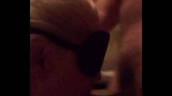 Blonde sucking strangers cock