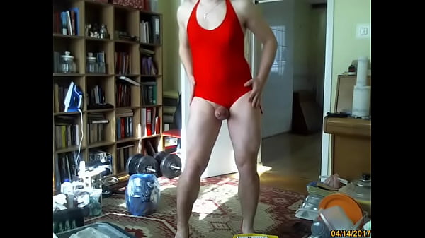 Boy in hot one piece swimsuit