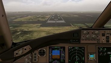 Turkish Airlines Boeing 777 lands in Istanbul MSFS2024