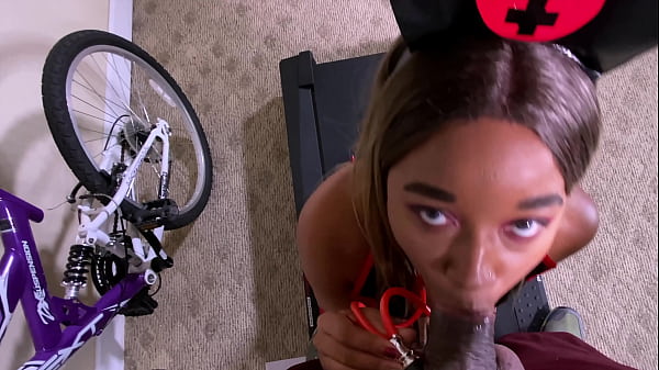 Halloween Cosplay: Sexy Nurse gets ASS FUCKED b...