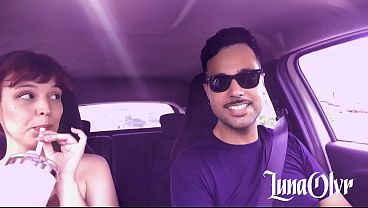 I paid for the ride with my body, young girl fucks deliciously with a black guy.
