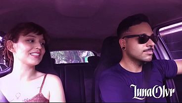 I paid for the ride with my body, young girl fucks deliciously with a black guy.