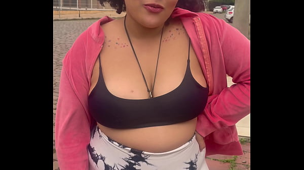 BBW Walking in public while gassy and can't stop farting