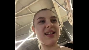 Extreme public fucking in the gym