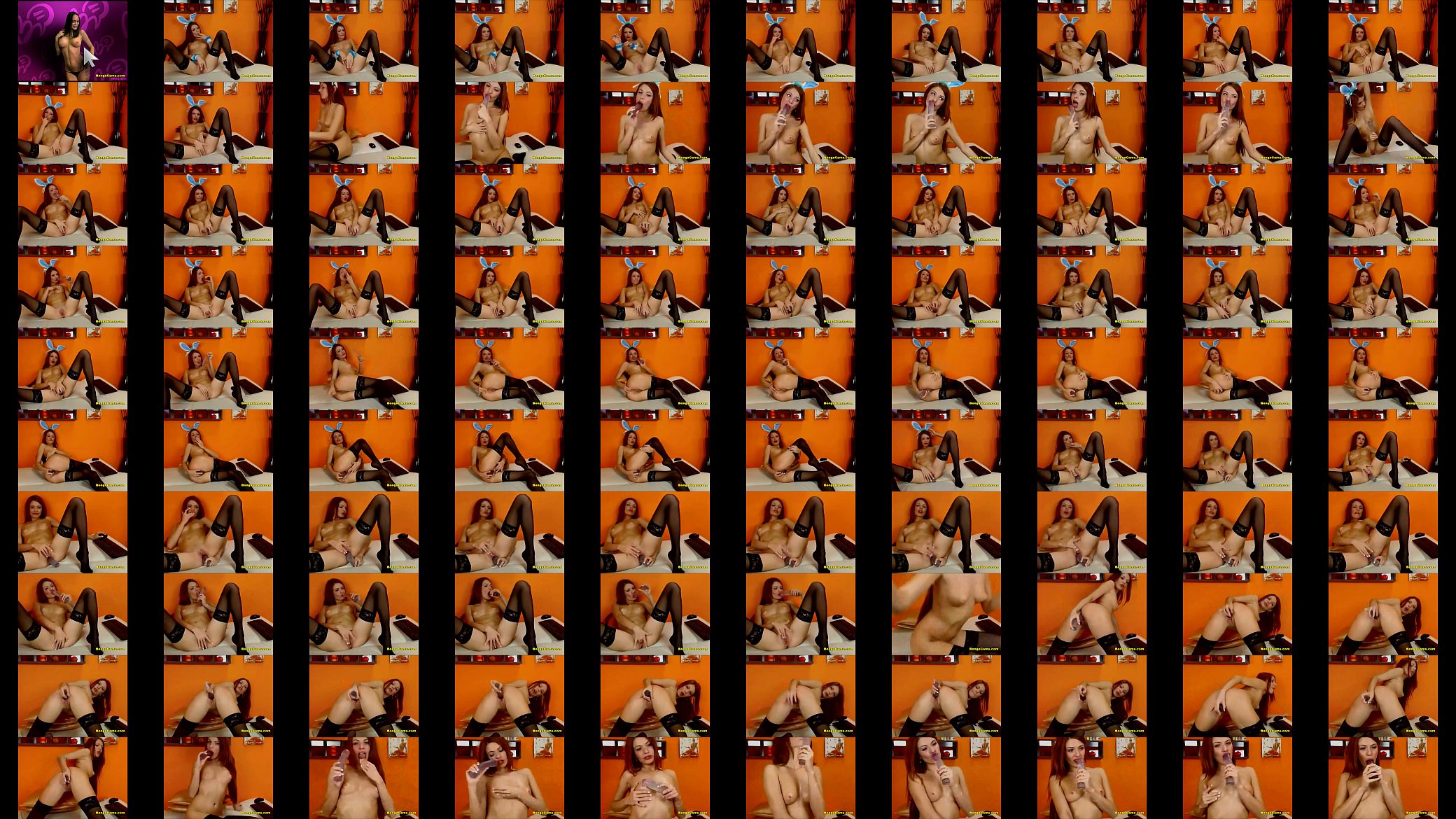 Red head sexy bunny webcam show 预览图
