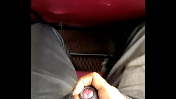 Unziping my pants in bus and pulling out my cock