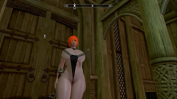 Big Booty Red Head in Skyrim