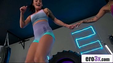 Bubble Butt Beauties Dive Deep in Gym Pussy Play