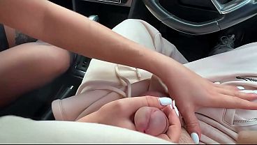 My Boss's Wife Sucks Me off in the Car