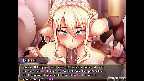The obscene defeat of the Princess Knight - the pathetic slave - part 4