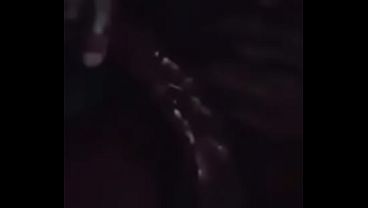 Huge big dick black amateur waving curvy dick teasing