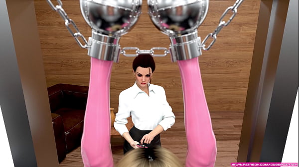 Bondage by Sister - 3D BDSM Metal Bondage Animation