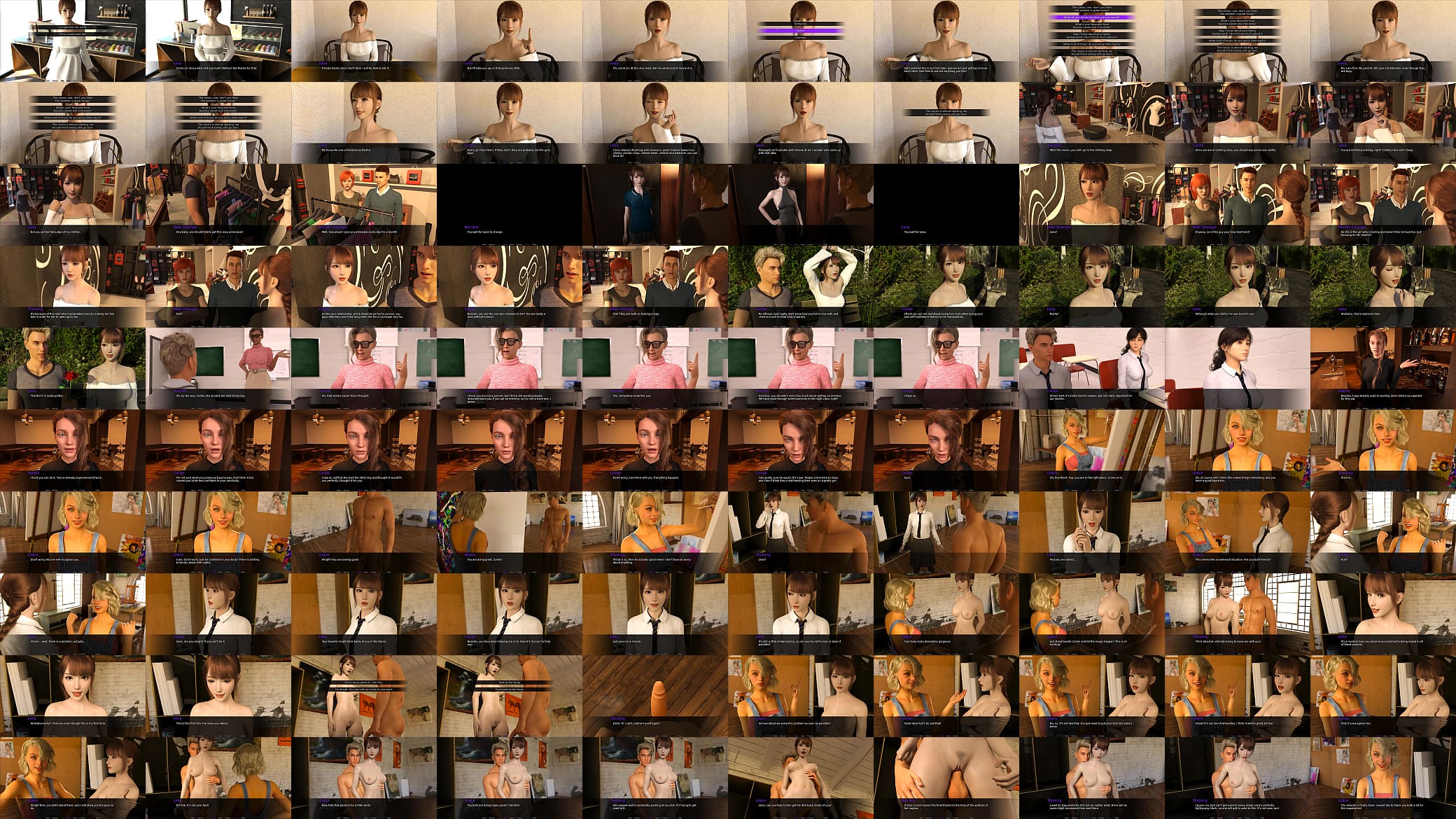 Let&#039;s Play: Nudist School | Part 9: On a date with Lena 预览图